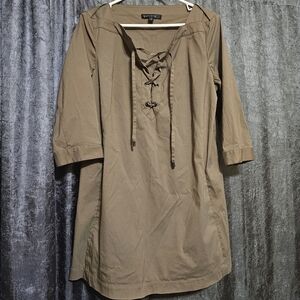 LaFayette 148 Minimalist Neutral Dress